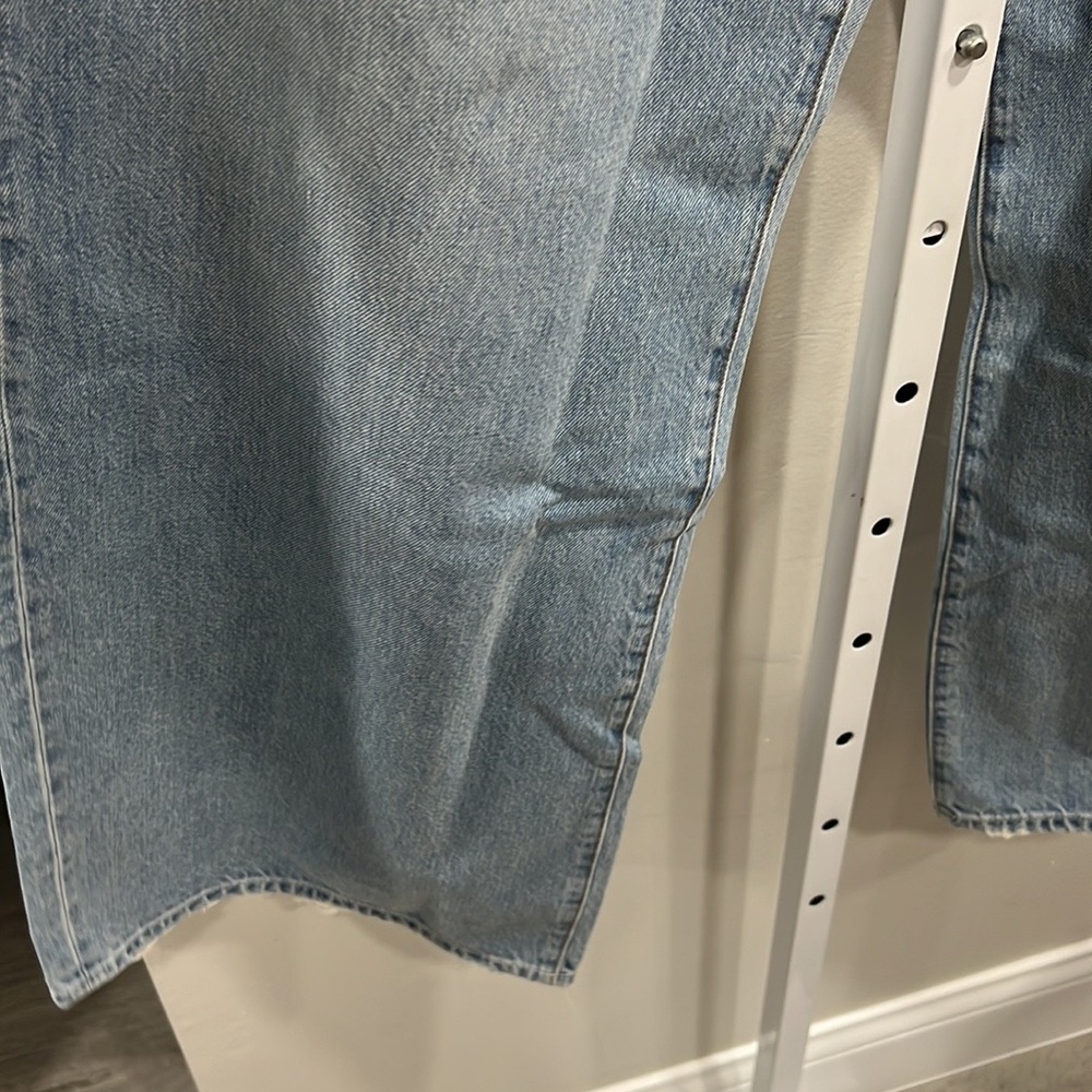 GRLFRND Chloe High Rise Pleated Wide Leg Jeans in Sawtelle Size 23 - Picture 5 of 10